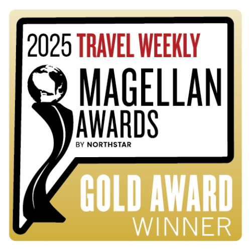 2025 Travel Weekly Magellan Awards Gold Award Winner 2025 Travel Weekly Magellan Awards Gold Award Winner